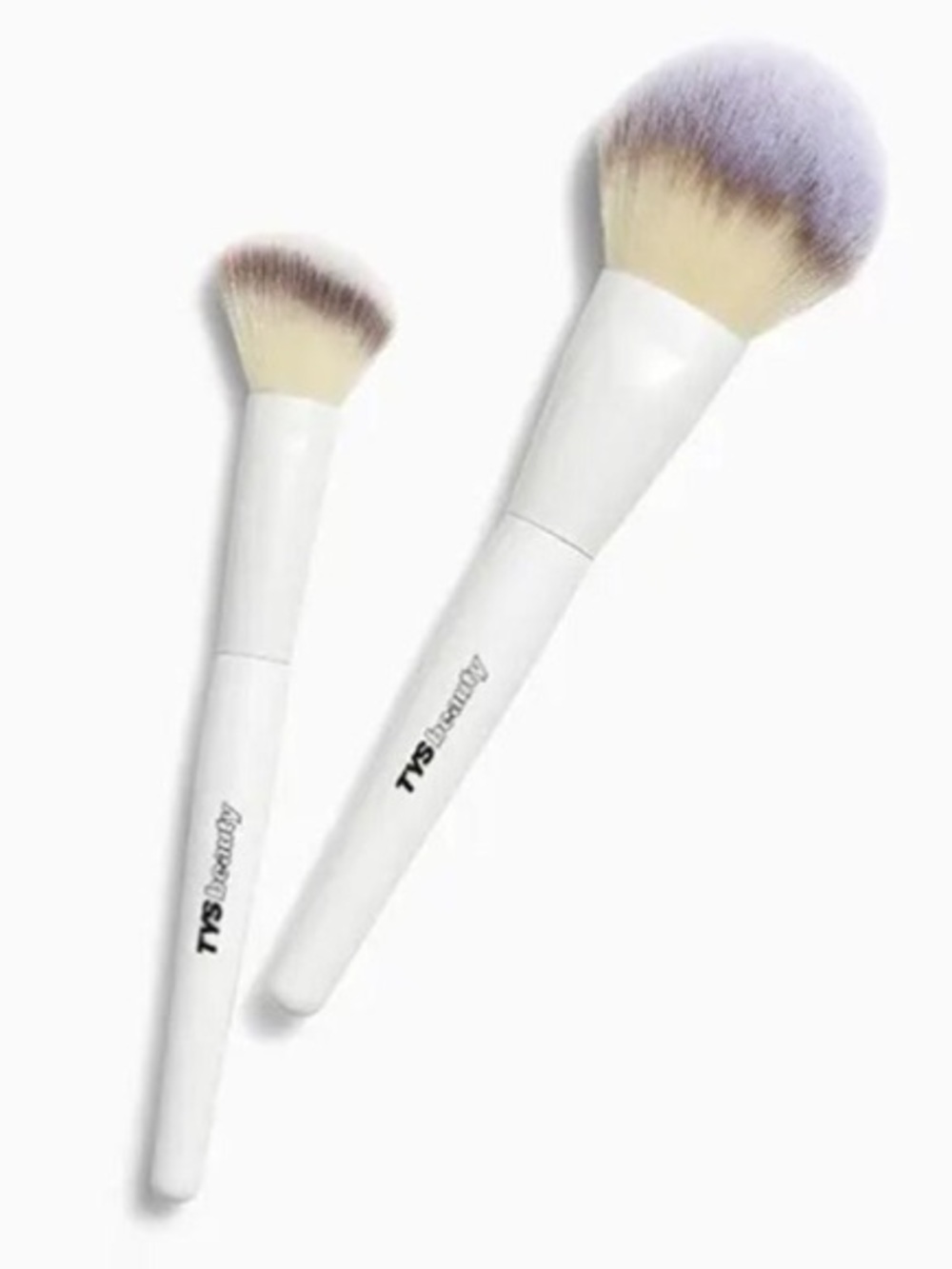TYS Beauty Treat Yourself Brush Set NEW! FULL SIZE (00 Powder & 01 Blush Brush)